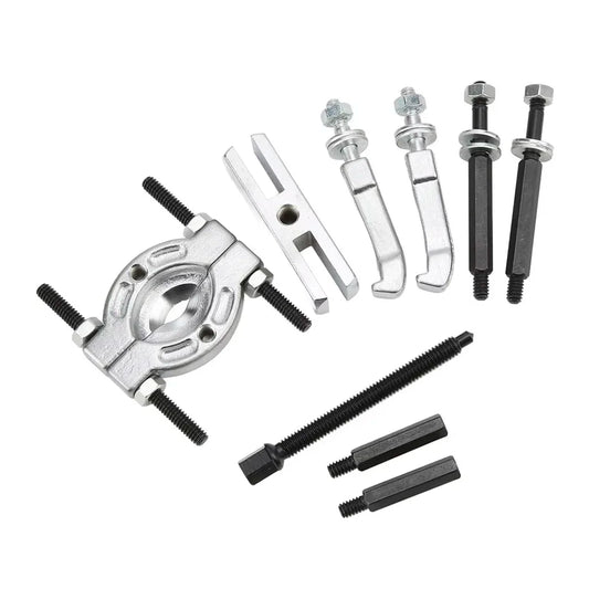 9Pcs Bearing Separator and Puller Set Bearing Removal Tool Set Bearing Separator Car Repair Tool Kit with Red Case