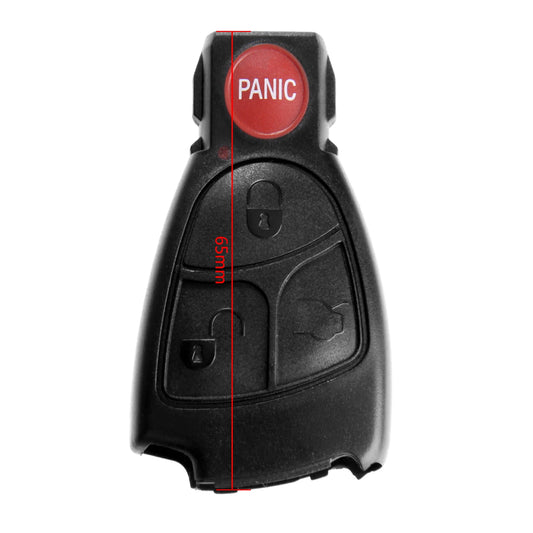 Yetaha 3+1 Panic Buttons Car Replacement Smart Key Remote Keyless Entry Fob Case Shell For Mercedes Benz E C R CL GL SL CLK SLK