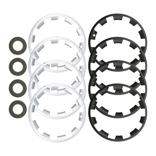 4Pcs 20 Inch Rim Wheel Patch Hub Caps for Tesla Model Y Juniper 2025 Wheel Hub Cap ABS Plastic Wheel Guard Cover Protectors