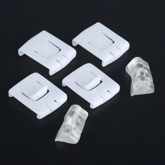 Yetaha 6Pcs Seat Rail Runner Clip Nylon Car Seat Buckle Fastener Rivet For Golf MK1 MK2 MK3 Corrado Replaces 435881203A