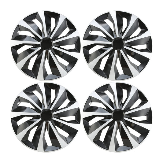 4Pcs Wheel Hub Cap 17 Inch Wheel Rim Protector Full Cover Wheel Hub Cap for Focus Vauxhall Astra Megane Peugeot 308 Citroen C4
