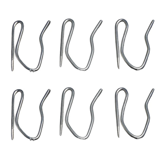 10/20/50pcs Urtain Hook Metal Pin S Hook Curtain Hook Shower Curtain Hanging Hook Home Curtain Hardware Accessories