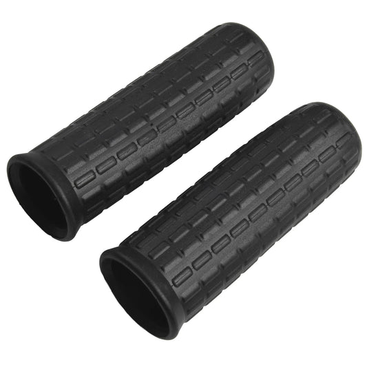2pcs Wheelbarrow Rubber Handles Round Tubes Replacement Handles Anti Slip Rubber Sleeve ﻿Black Cart Grips Handlebar