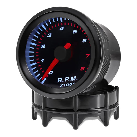 2" 52MM Tachometer/Water Temp/Oil Temp Meter/Boost Meter PSI Bar/Oil Pressure Gauge Voltage Vacuum for Petrol Racing Car 12V