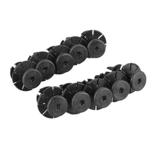 10 Sets Car Exterior Side Sill Skirt Pin Spacer Clips 07147122912 for BMW 3 Series E90 E91 E92 E93 Auto Fastener Accessories