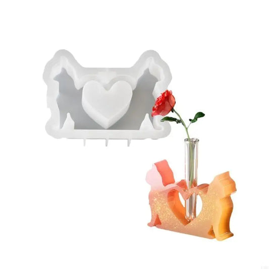 R3MC Hydroponic Plant Molds Handmade Your Own Cats Plant Stands with Silicone Flowerpot Molds Vase Mold Silicone Texture