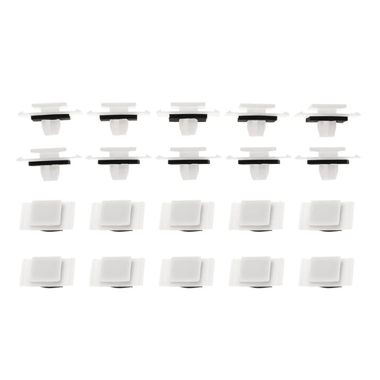 20Pcs Plastic Auto Clips Buckle of Side Skirt Sill Anti Chafing Strip For Hyundai 87758G2000 87758-G2000 87767J9000 87767-J9000