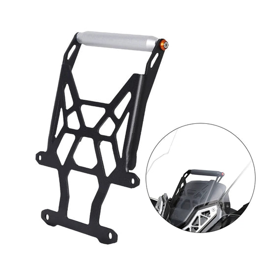1Pc Motorcycle Mobile Phone GPS Navigation Bracket Holder Iron Motorbike GPS Mounting Bracket for YAMAHA X-MAX 300 2023-2024