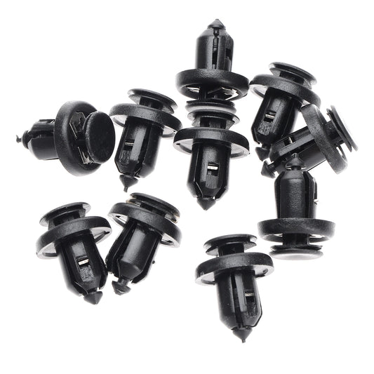 50Pcs Car Front Bumper Clip Push Type Retainer 91505-S9A-003 10mm Hole Plastic Clip for Honda MDX RDX Accord Civic Odyssey