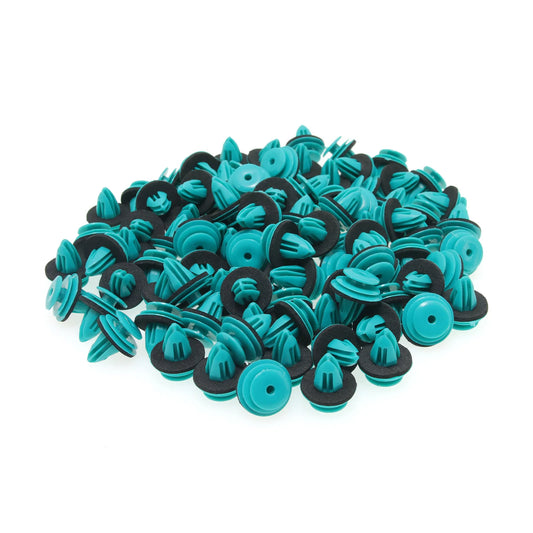 10PCS 25PCS 100PCS  Door Panel Clip With Seal Ring Fastener Rivet Bumper Clip Retainer Car Interior Retaining Accessories