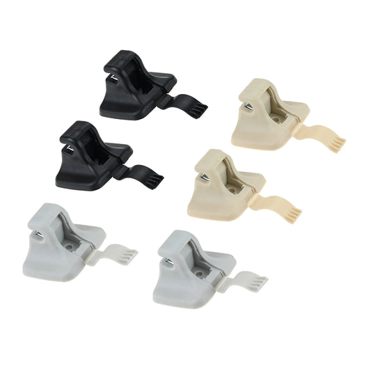 2Pcs Car Sun Visor Clip Hook Holder for Tiguan Passat B6 B7 Jetta Golf 6 MK6 CC Black/Grey/Beige Panel Bracket Buckle Hooks