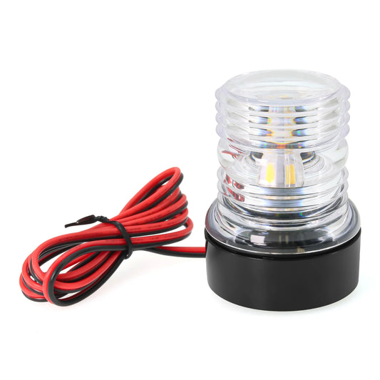 Marine Navigation Light 360 Degree Anchors Light 12V-24V Sailing Light Boats Accessory Yacht Replacement Light White LED Light
