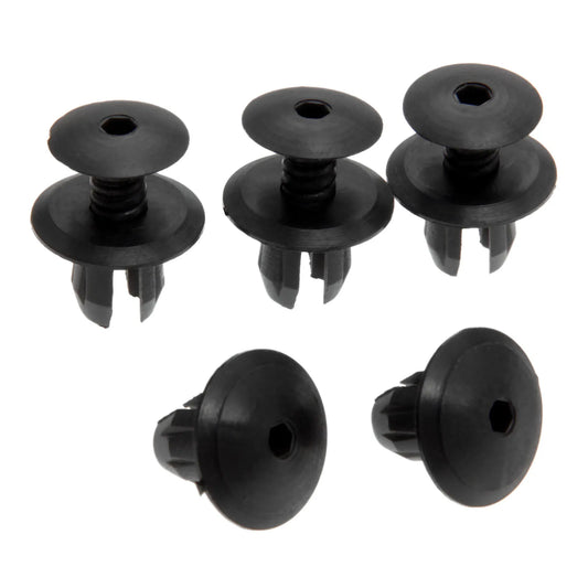 50x Auto Fastener Trim Panel Lining Clips Fit 9mm Hole For T4 T5 Transporter Eurovan Car Plastic Rivets Automobile