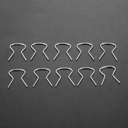 10Pcs Door Window Metal Clips Roll Up Retaining Winder Handle Clips Retainer for Buick Cadillac Chevrolet GMC Oldsmobile Pontiac
