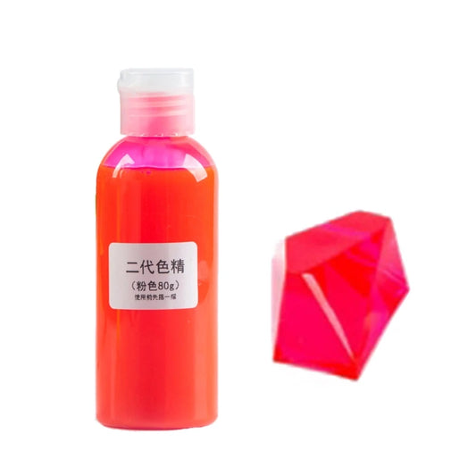 Large Bottle 80g Resin Pigment Kit Transparent Epoxy Resin Coloring Dye Pigment Colorant Dye Fading Resistance Pigment