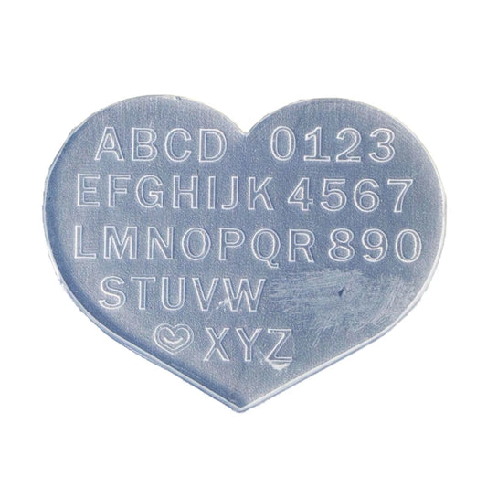 R3MC Mini Letter Numbers 3D Nail Art Decorations UV Crystal Epoxy Mold Silicone Mould
