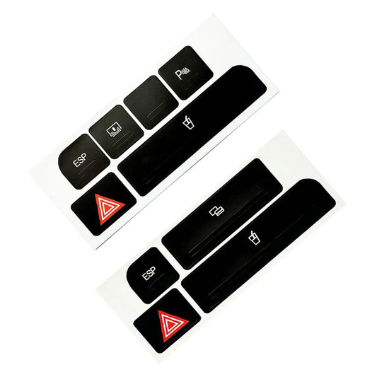 Car ESP Cup Emergency Repair Stickers for Audi A4 2004 2005 2006 Car Flash Switch Button Cover Cup Holder Stickers Auto Decals