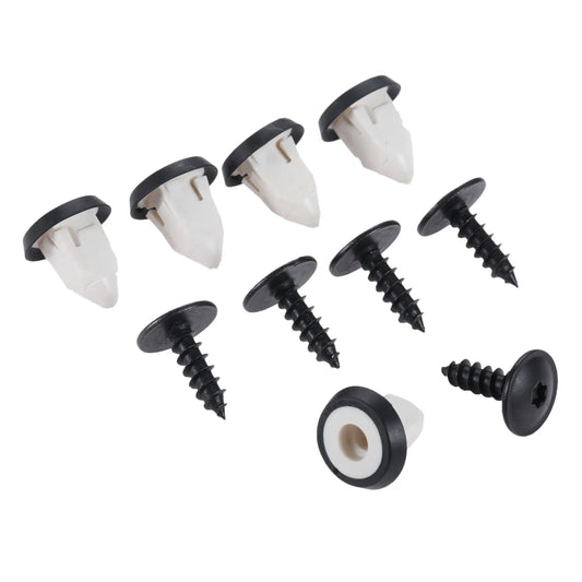 Yetaha 20Pcs/10sets Car Mudguard Screws Bumper Skirt Torx Screws Clips for Golf 6 Bora Magotan POLO