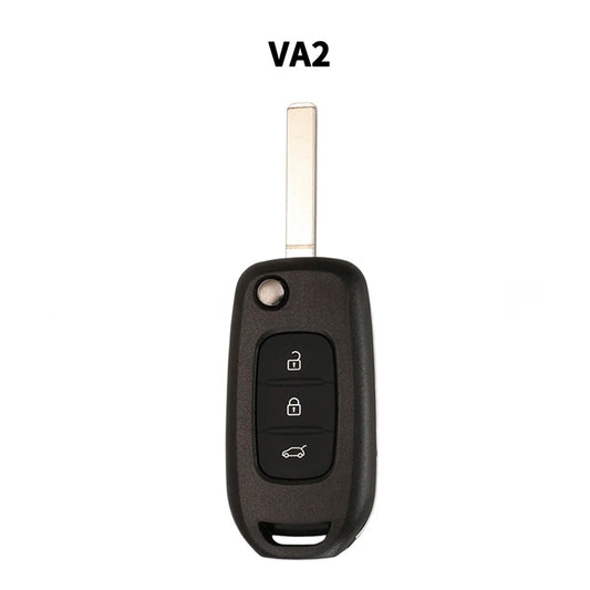 1Pc Car Key Shell Replacement 3 Buttons For Renault Sandero Dacia Logan Lodgy Dokker Duster ABS+Metal Auto Key Fob Case Shell