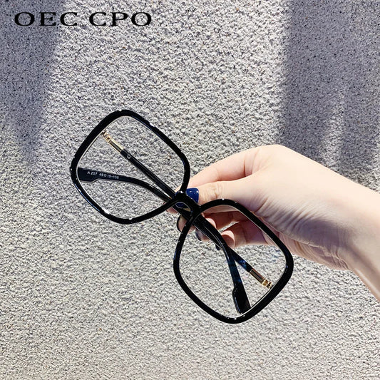 Clear Lens Square Glasses Women Fashion Optical Eyewear Frames Men Transparent Eyeglasses