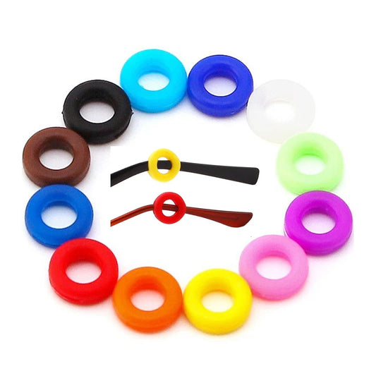 6pcs Anti-slip Silicone Ear Grips Eyeglasses Leg Ear Hook Stopper Bracket Fastener Accessories Temple Tip Eyewear Holder