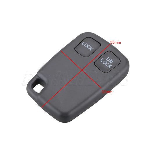 Yetaha 2 Button Remote Key Case Shell Blank Fob Replacement For VOLVO S40 S60 S70 S80 S90 V40 V70 V90 XC70 XC90