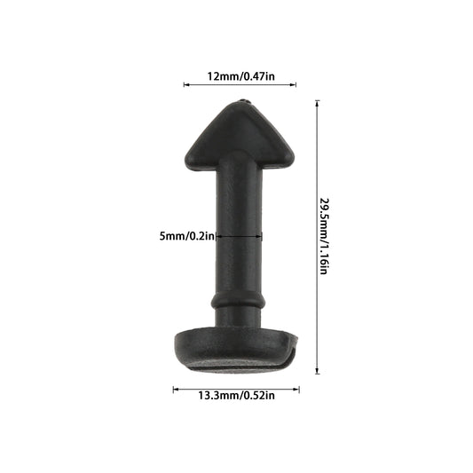10Pcs Car Engine Trim Plate Screw Plastic Fastener For Citroen Picasso Peugeot Auto Rivet Clip Accessories