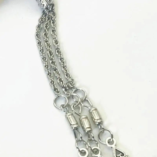 R3MC Vintage Styles Alloy Hair Clip Oval Cutout Designs With Flowing Tassels Formal and Casual Wear Hair Jewelry Accessory