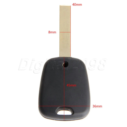 Yetaha 2 Buttons Uncut Blade Remote Car Key Case Shell auto replacement Fob Cover For Peugeot 107 207 307 407 607 1007 C2